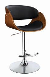 Coaster Dana Adjustable Bar Stool Black and Chrome Model 104965
